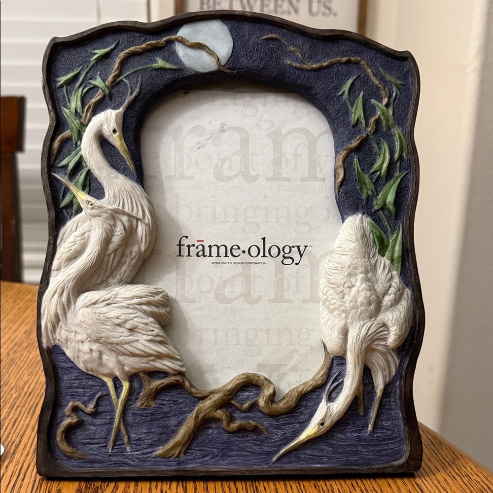 Vintage Bird Picture Frame